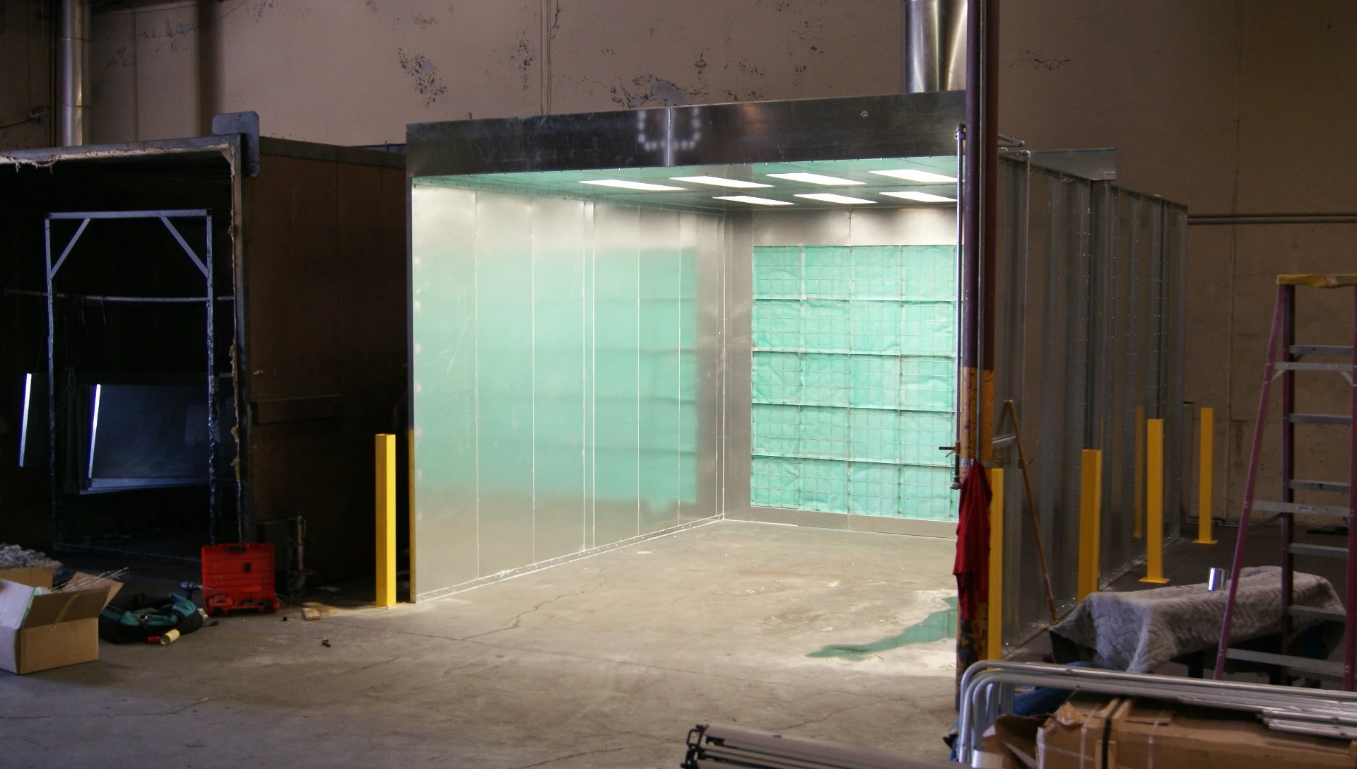 Open Front Paint Booth - Industrial Finishing Systems