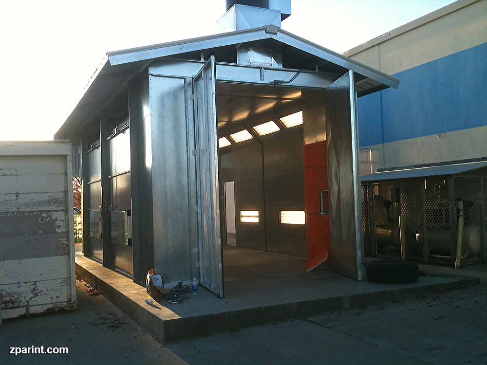 ETL-Listed Mid-Size Cross Flow Paint Booth: Tools USA