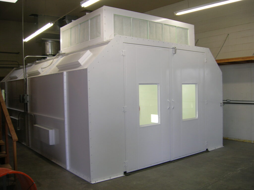 The Semi downdraft paint booths