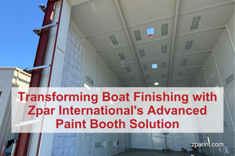 Transforming Boat Finishing with Zpar International’s Advanced Paint Booth Solution